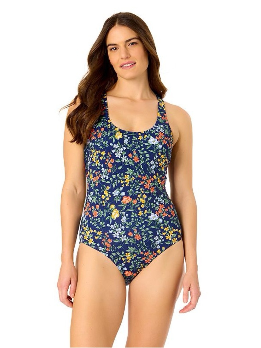 NWT Lands’ End Tugless One Piece Swimsuit